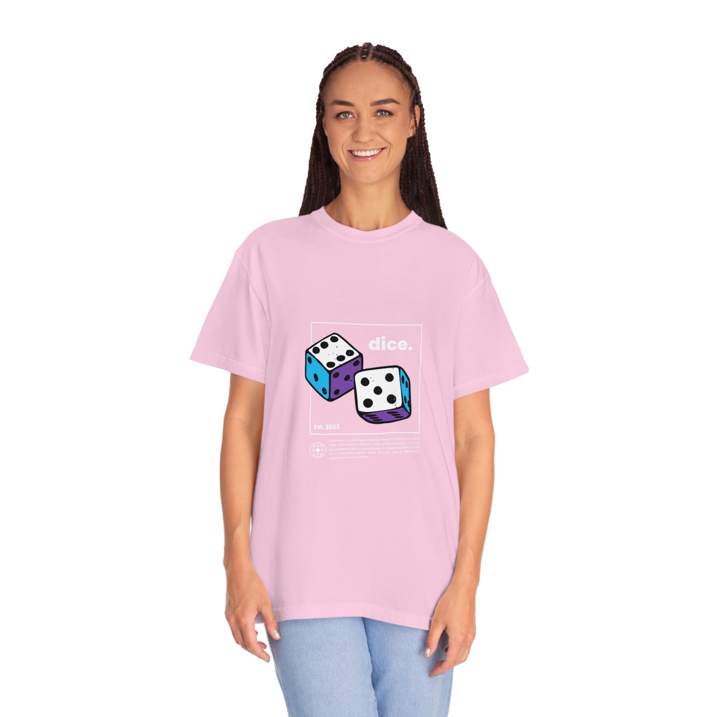 Dice Unisex Garment-Dyed T-shirt
