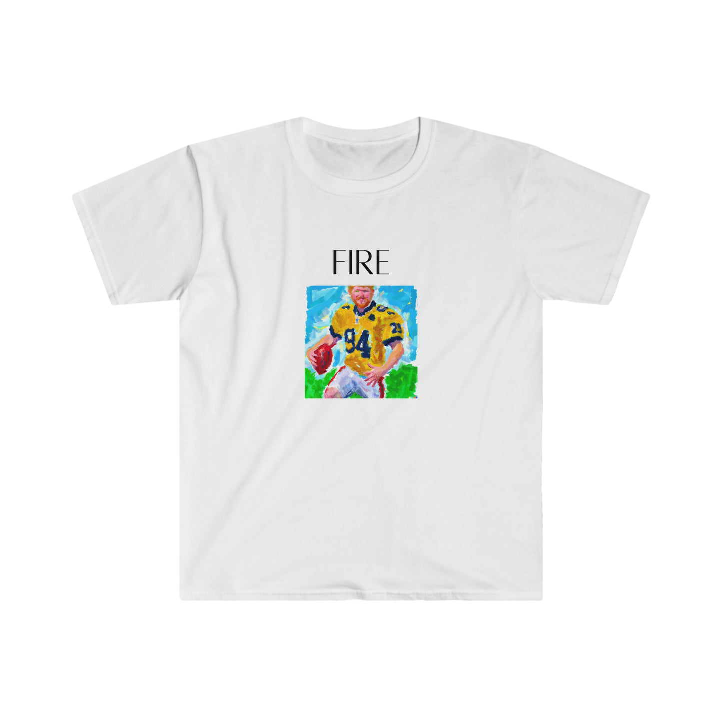 Van Gogh Football Softstyle T-Shirt