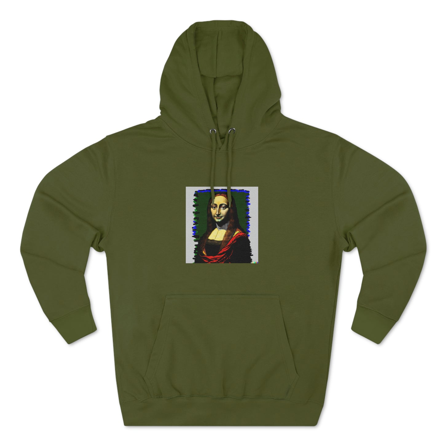 Mona Lisa Premium Pullover Hoodie