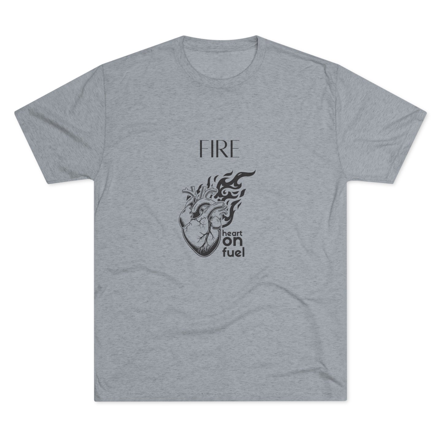 "Fire" Heart on Fuel T-shirt