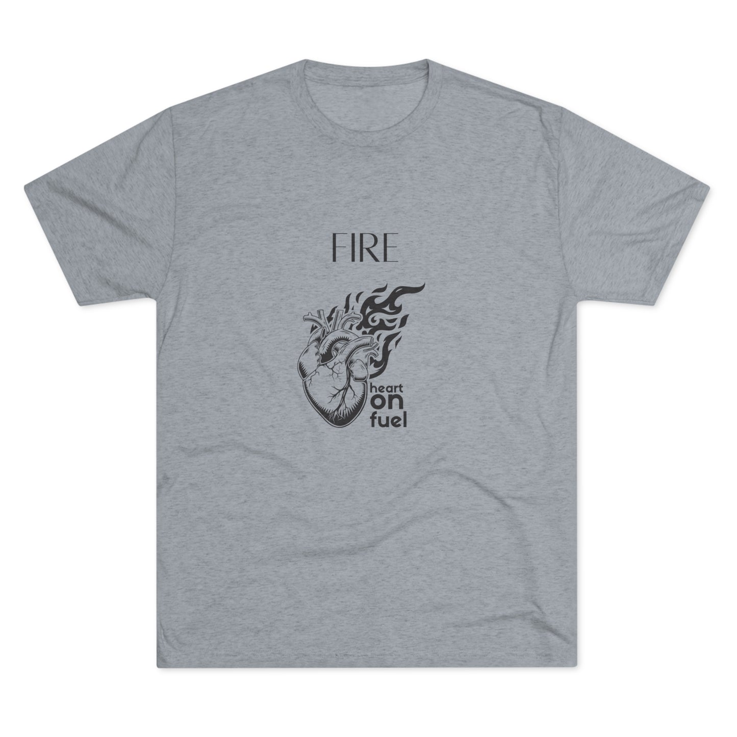 "Fire" Heart on Fuel T-shirt
