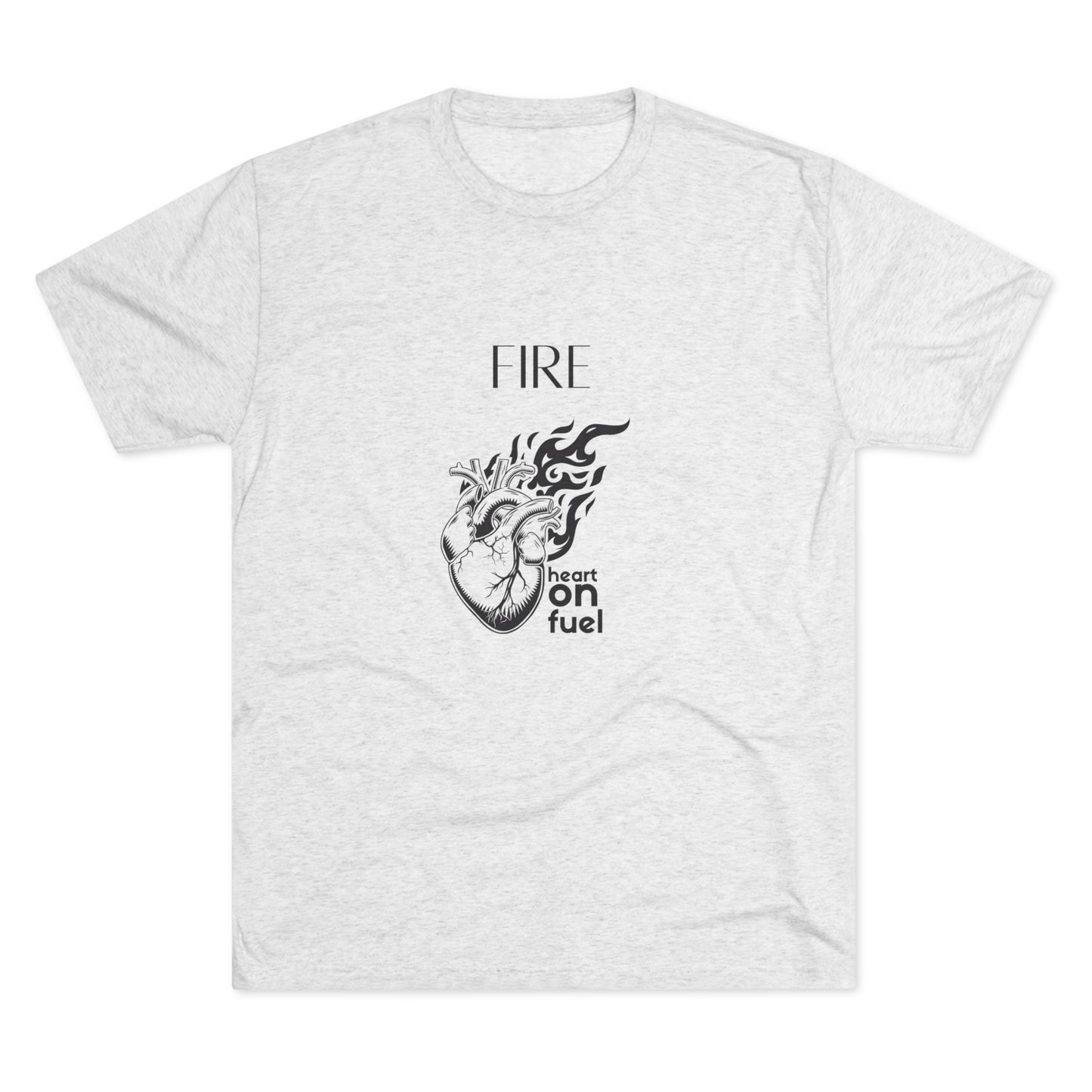 "Fire" Heart on Fuel T-shirt