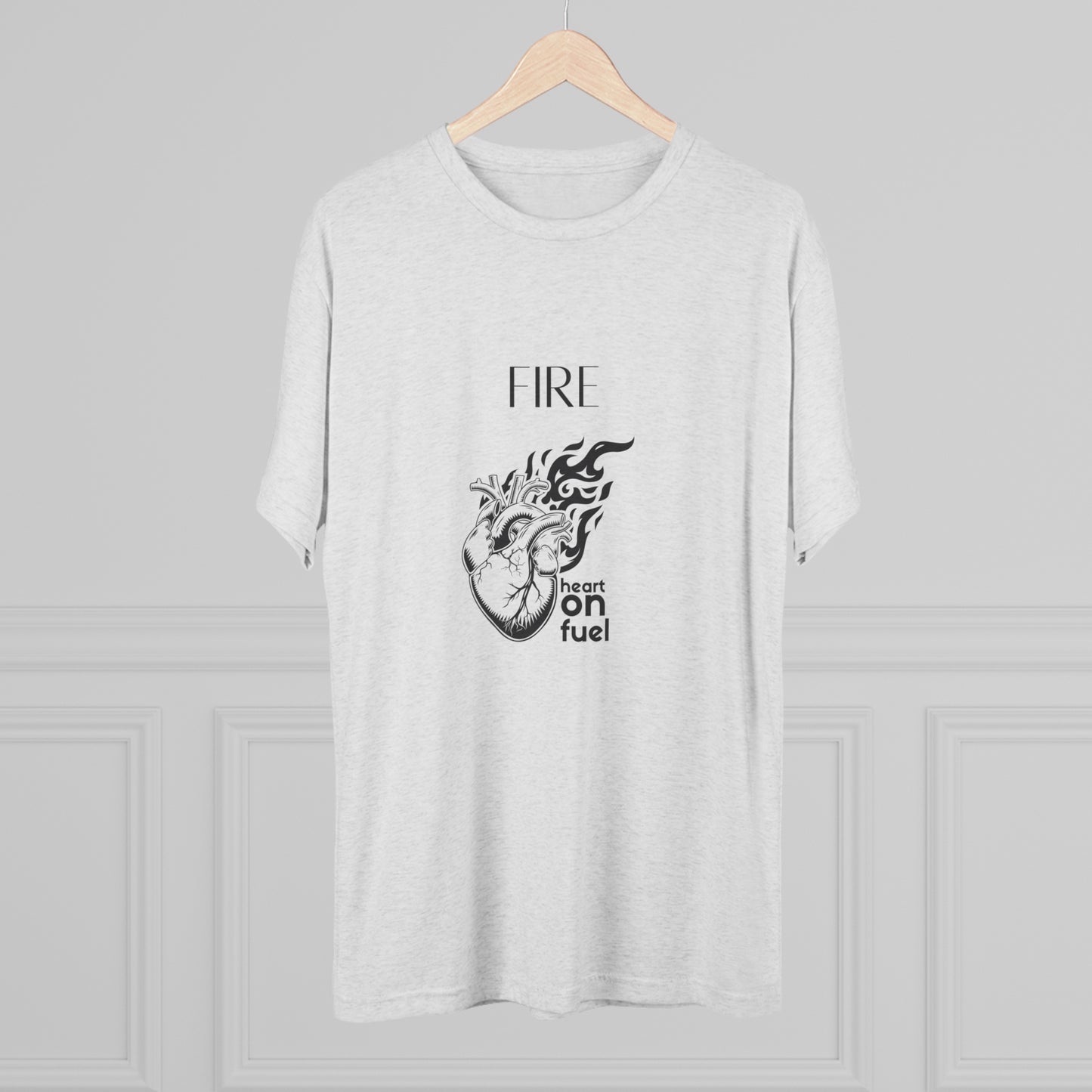"Fire" Heart on Fuel T-shirt