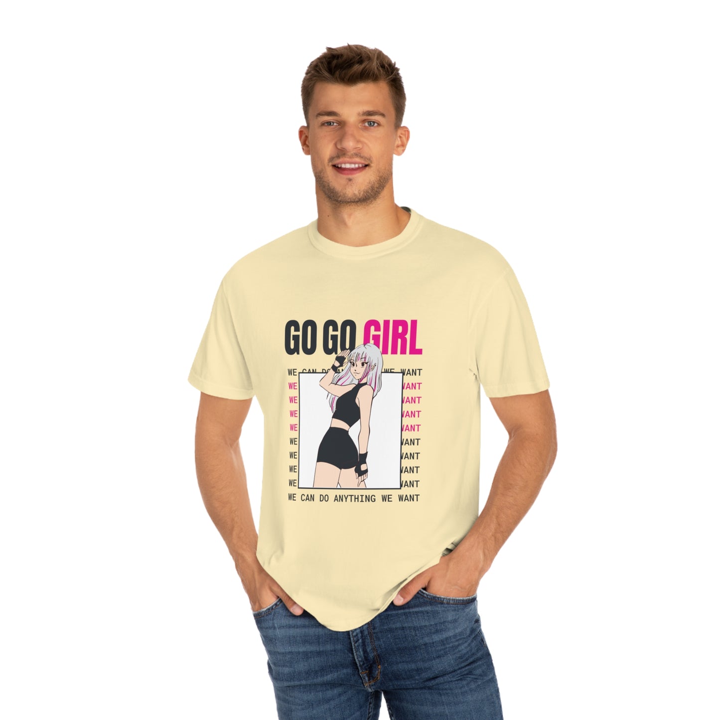 Go Go Girl Unisex Garment-Dyed T-shirt