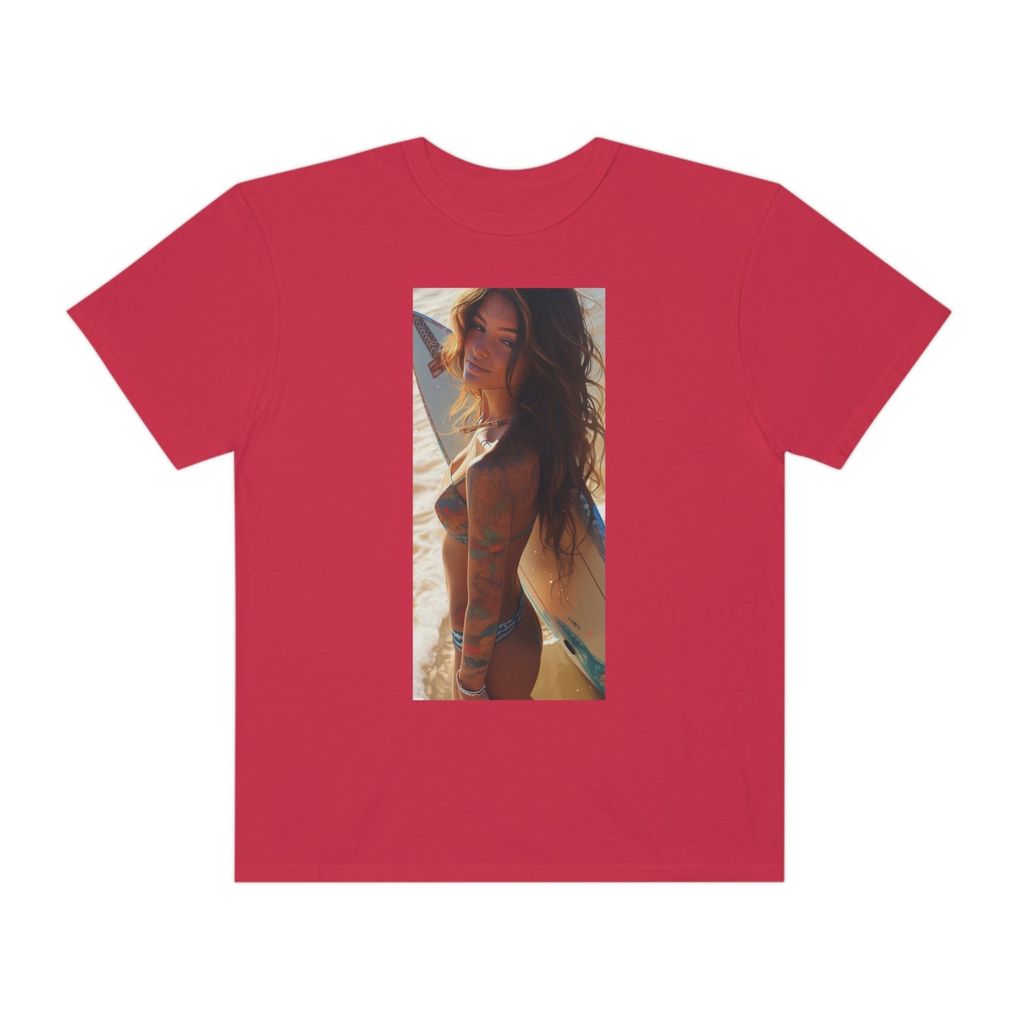 Surf Girl Unisex Garment-Dyed T-shirt