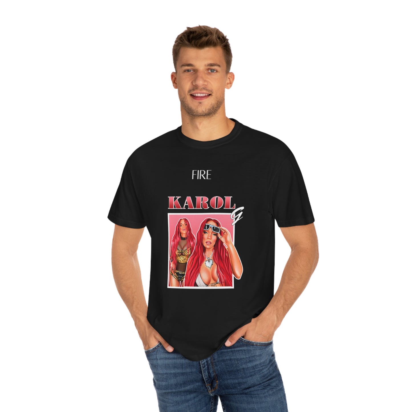 Karol G Unisex Garment-Dyed T-shirt