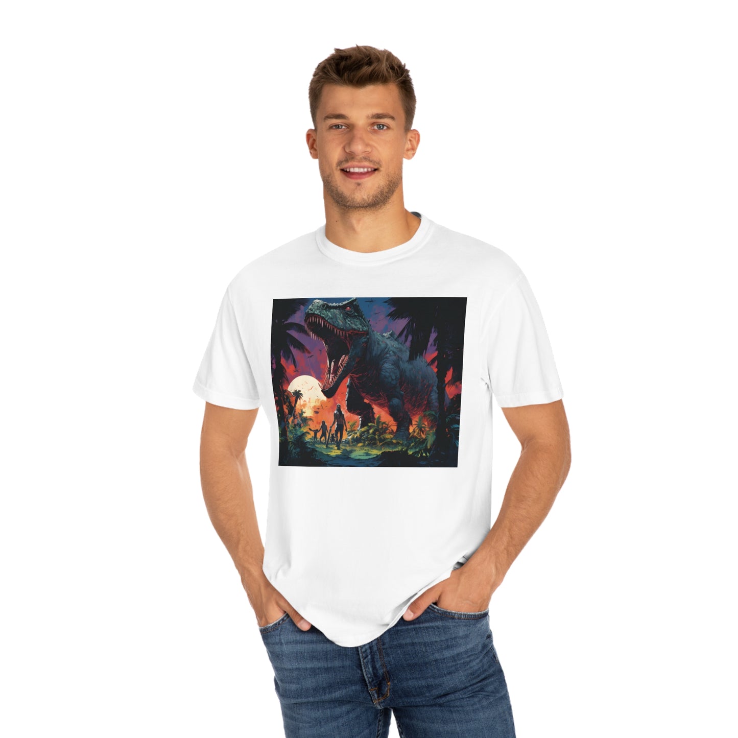 T-Rex Unisex Garment-Dyed T-shirt