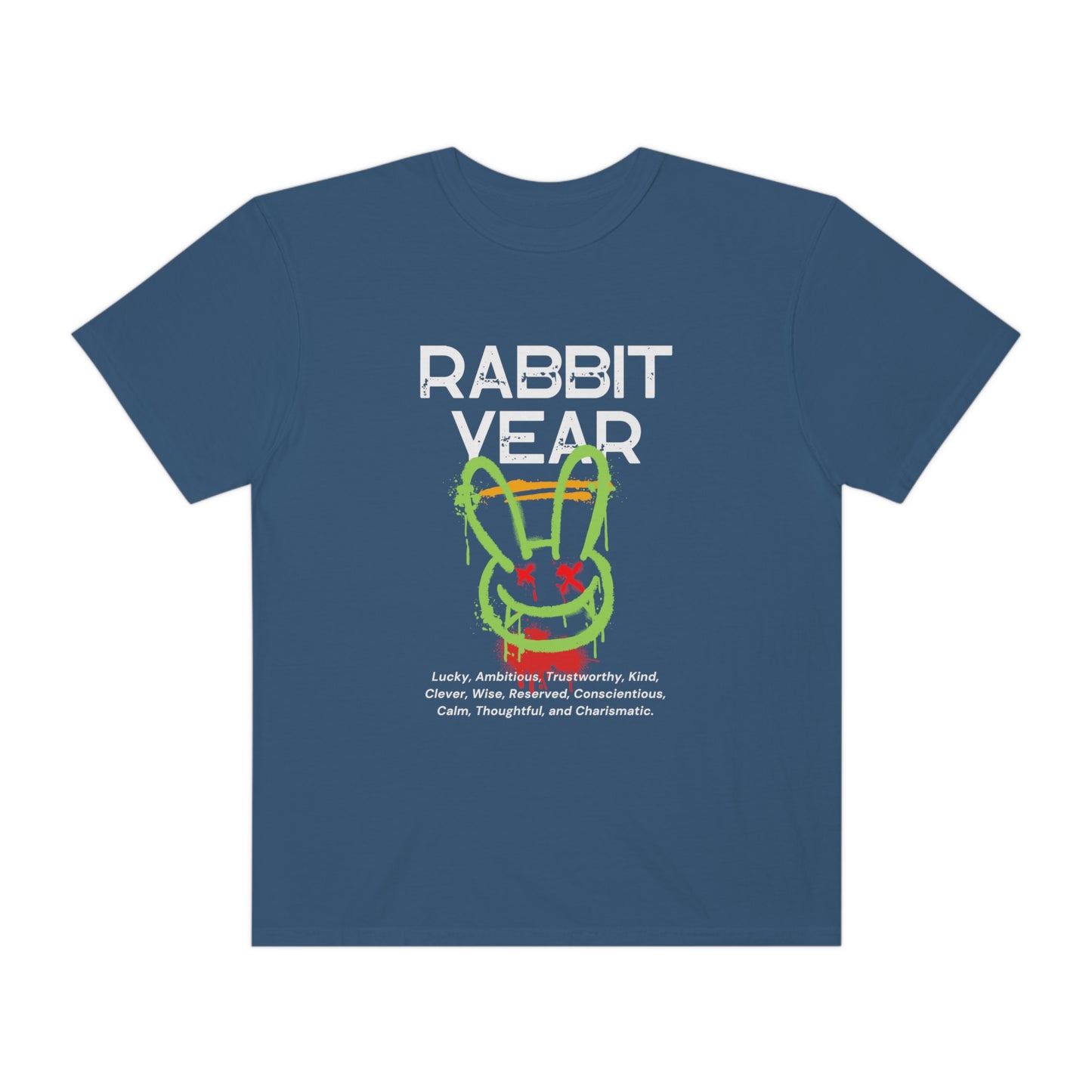 Rabbit Year Unisex Garment-Dyed T-shirt