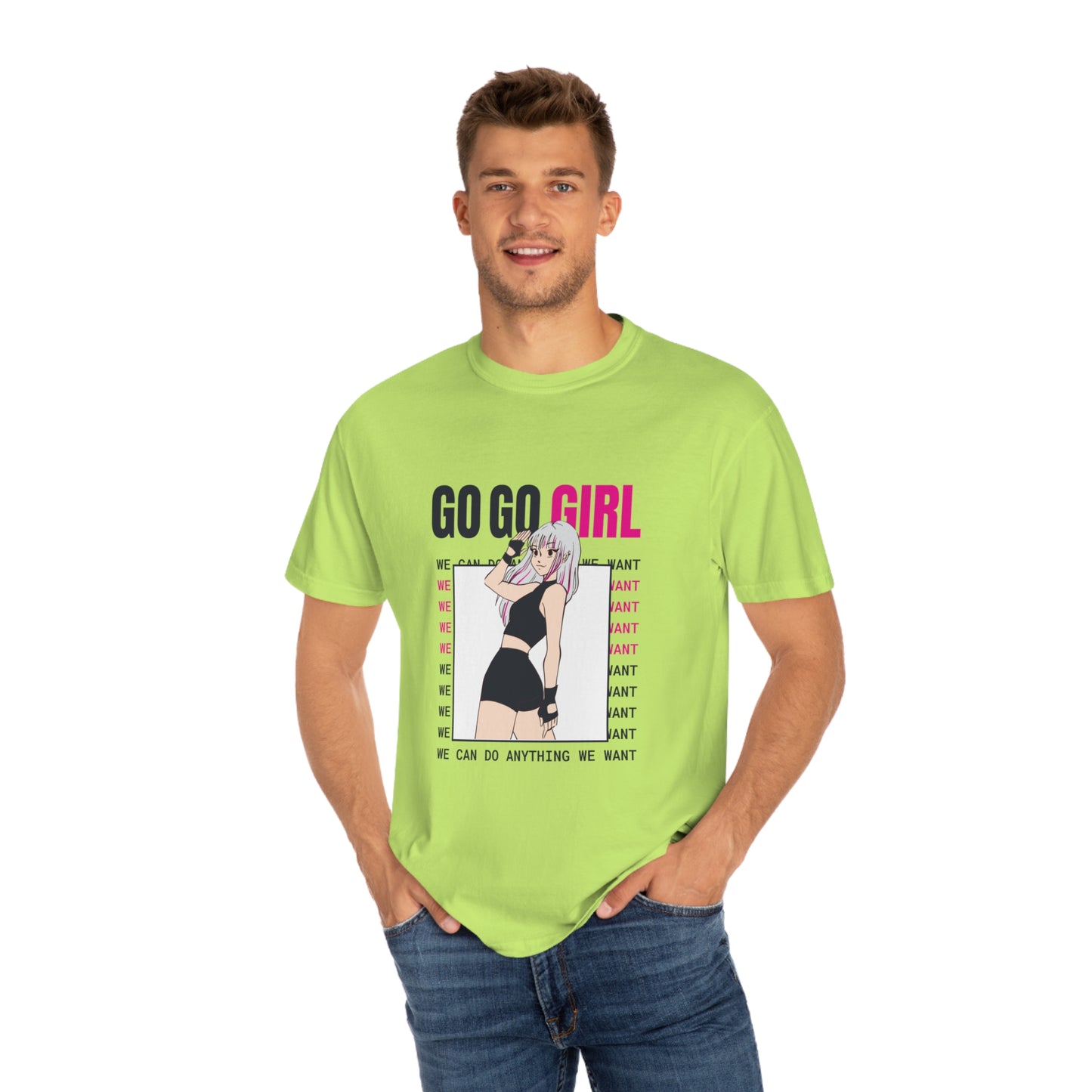 Go Go Girl Unisex Garment-Dyed T-shirt