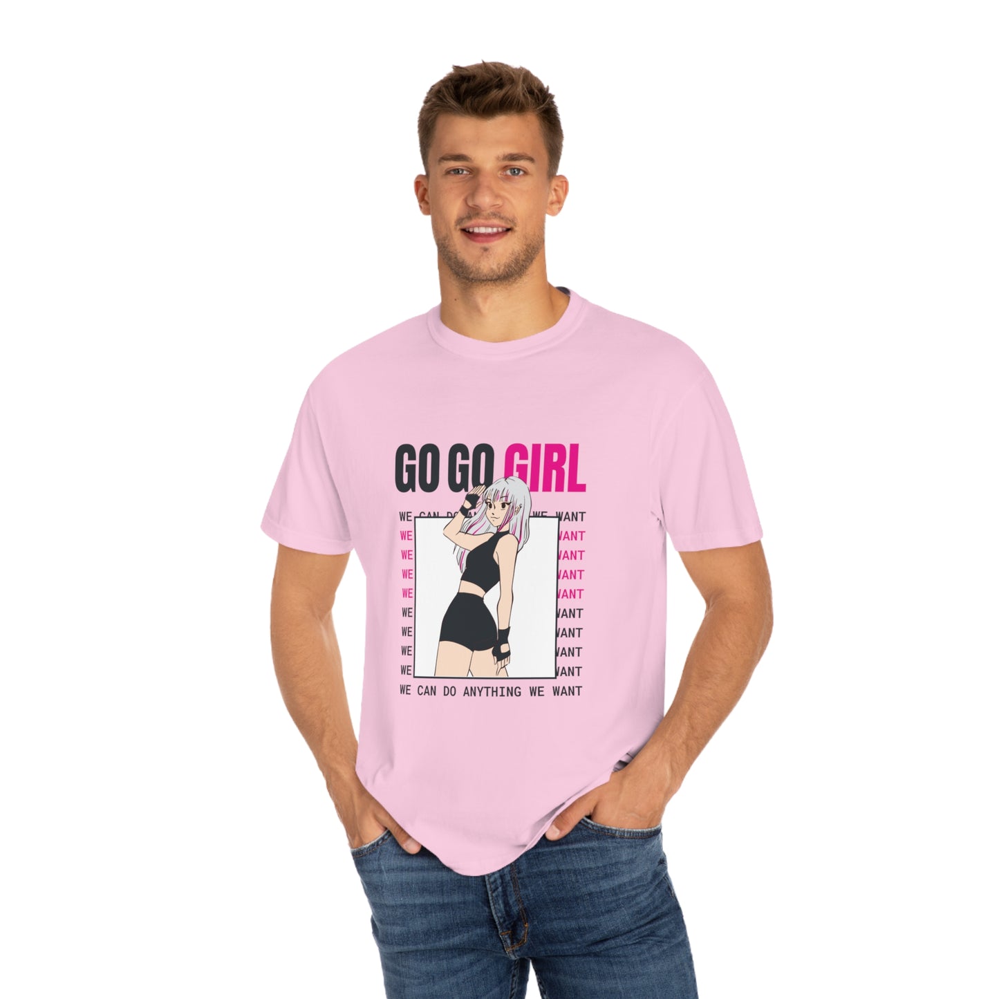 Go Go Girl Unisex Garment-Dyed T-shirt