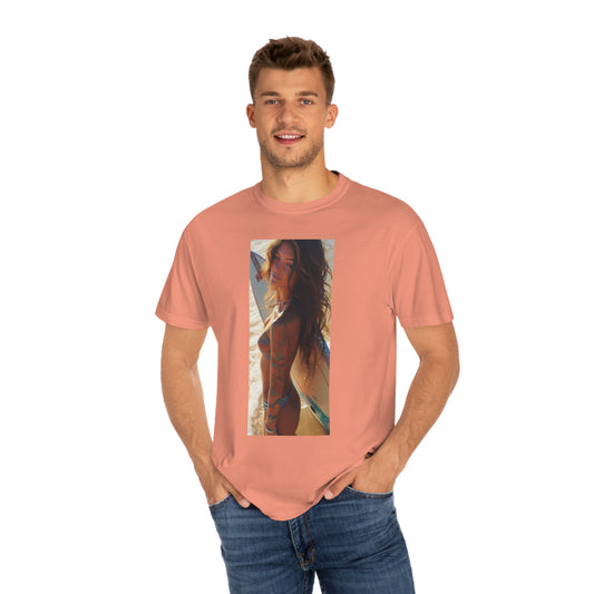 Surf Girl Unisex Garment-Dyed T-shirt