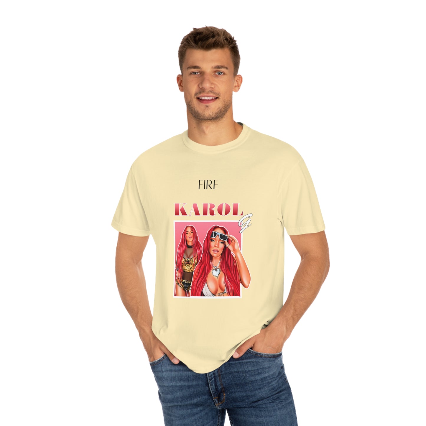 Karol G Unisex Garment-Dyed T-shirt