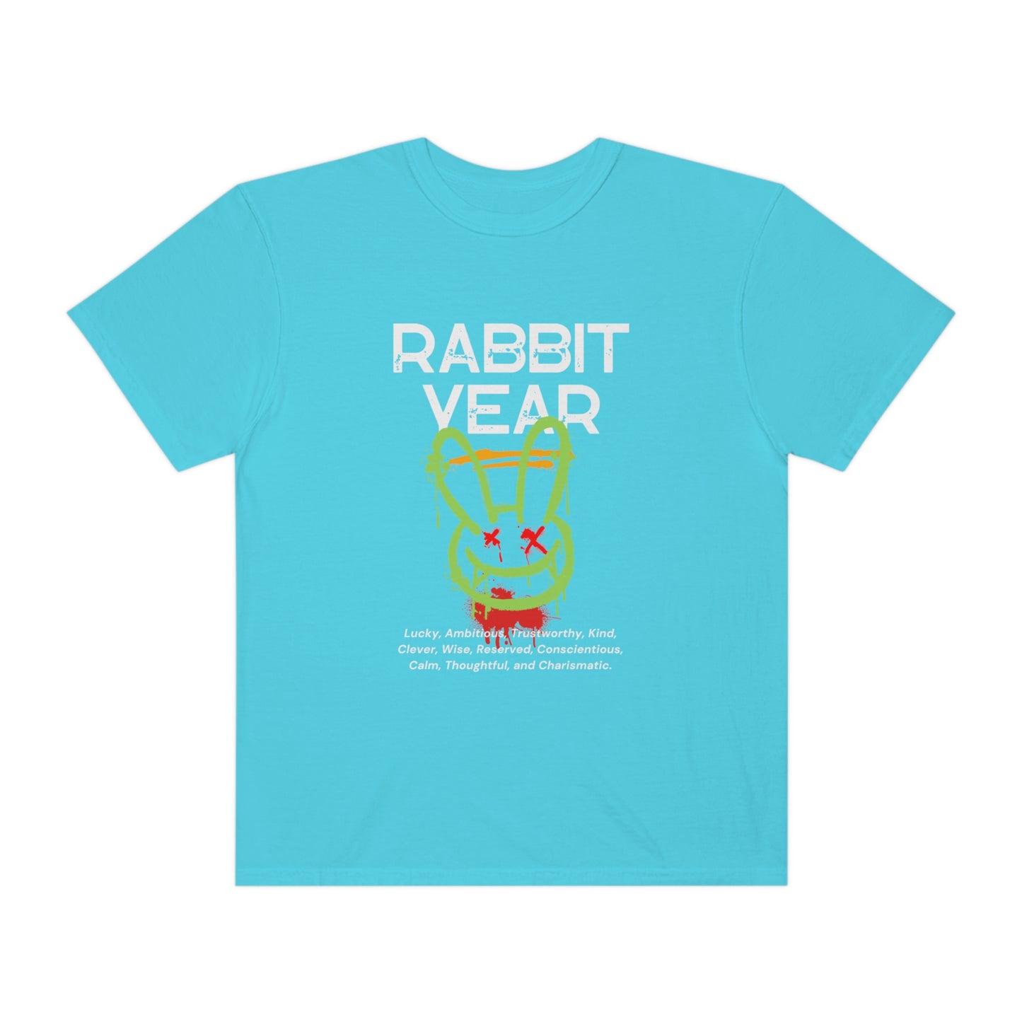 Rabbit Year Unisex Garment-Dyed T-shirt