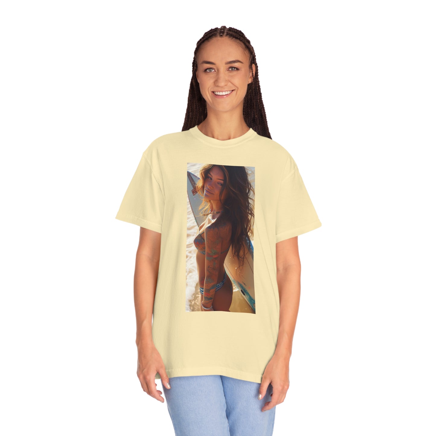 Surf Girl Unisex Garment-Dyed T-shirt