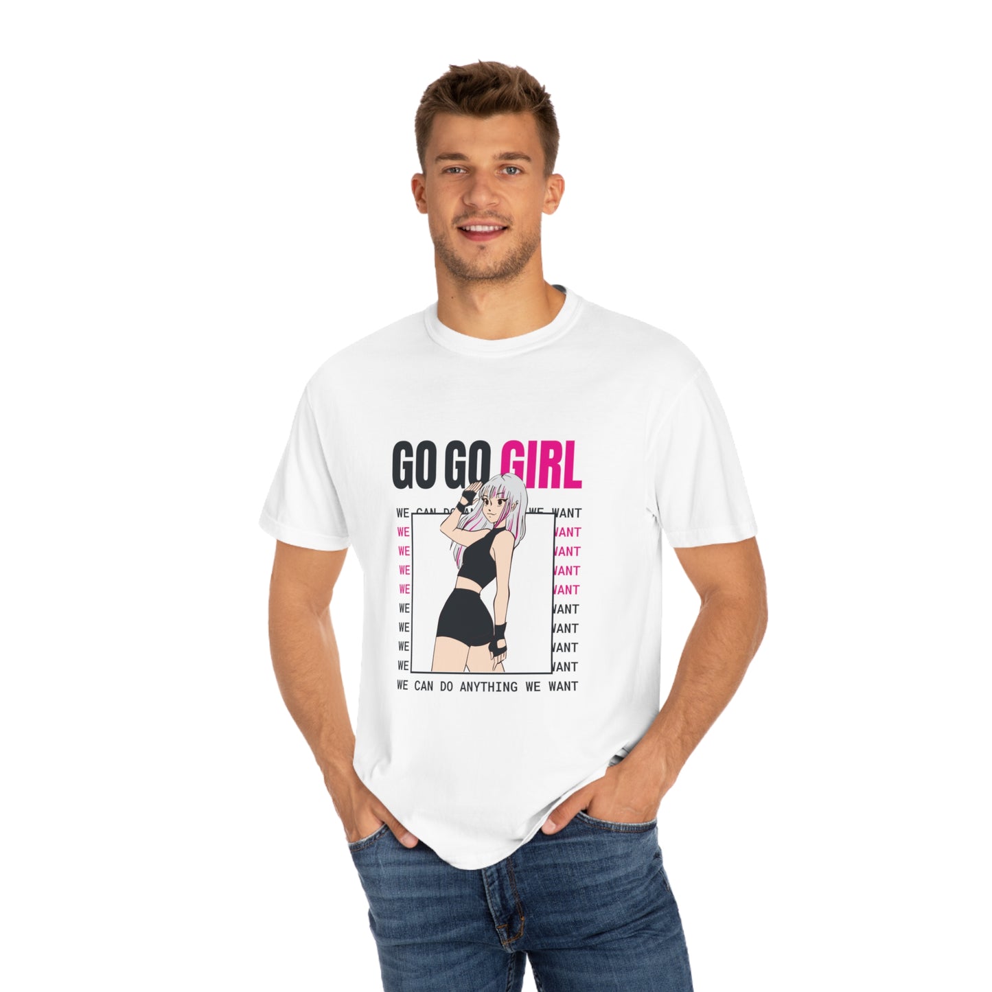 Go Go Girl Unisex Garment-Dyed T-shirt