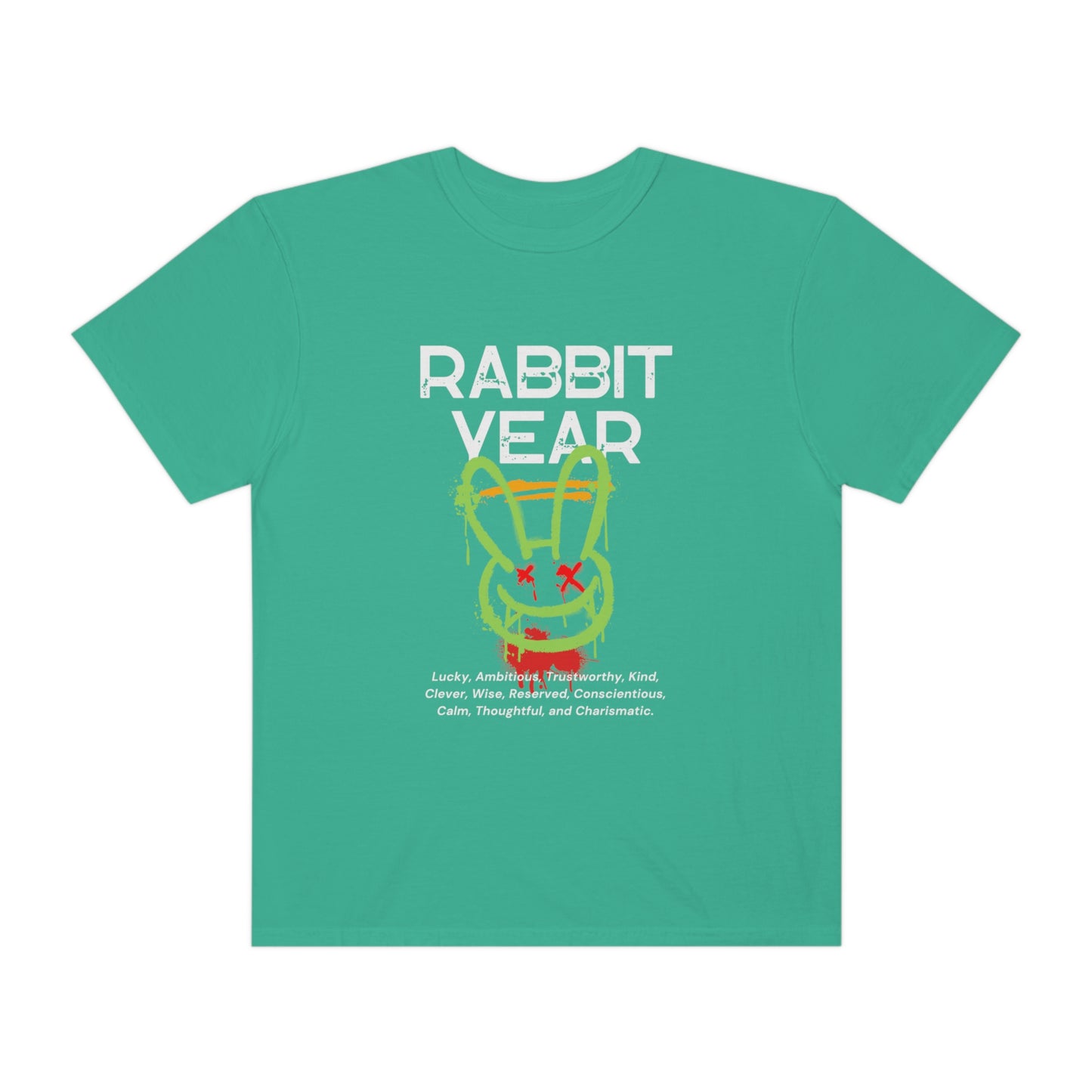 Rabbit Year Unisex Garment-Dyed T-shirt