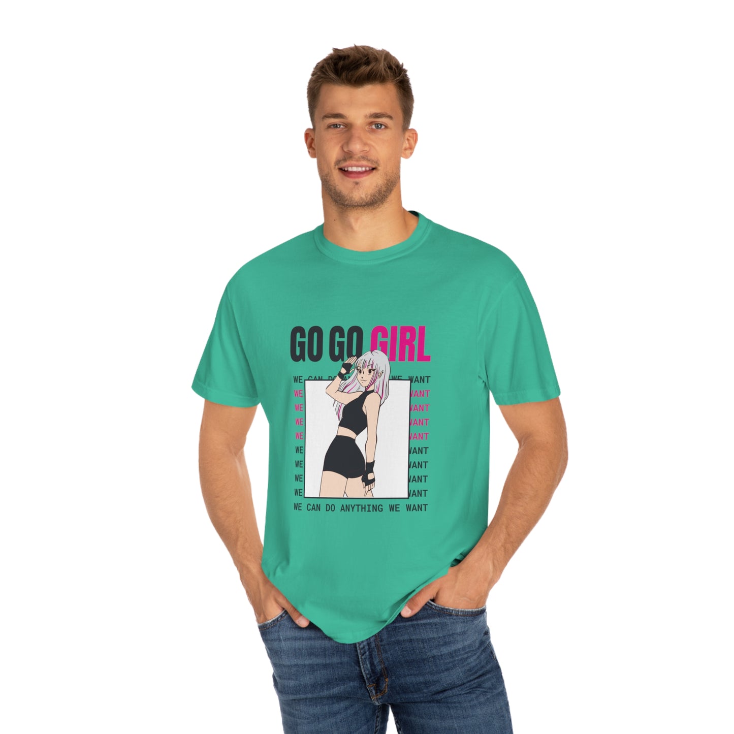 Go Go Girl Unisex Garment-Dyed T-shirt