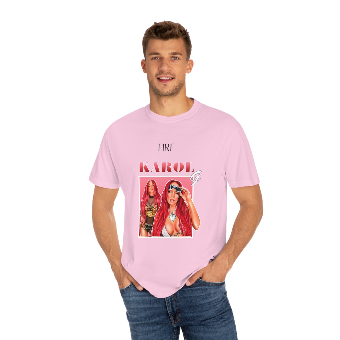 Karol G Unisex Garment-Dyed T-shirt