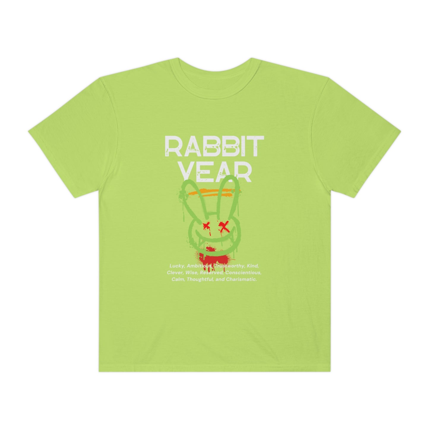 Rabbit Year Unisex Garment-Dyed T-shirt