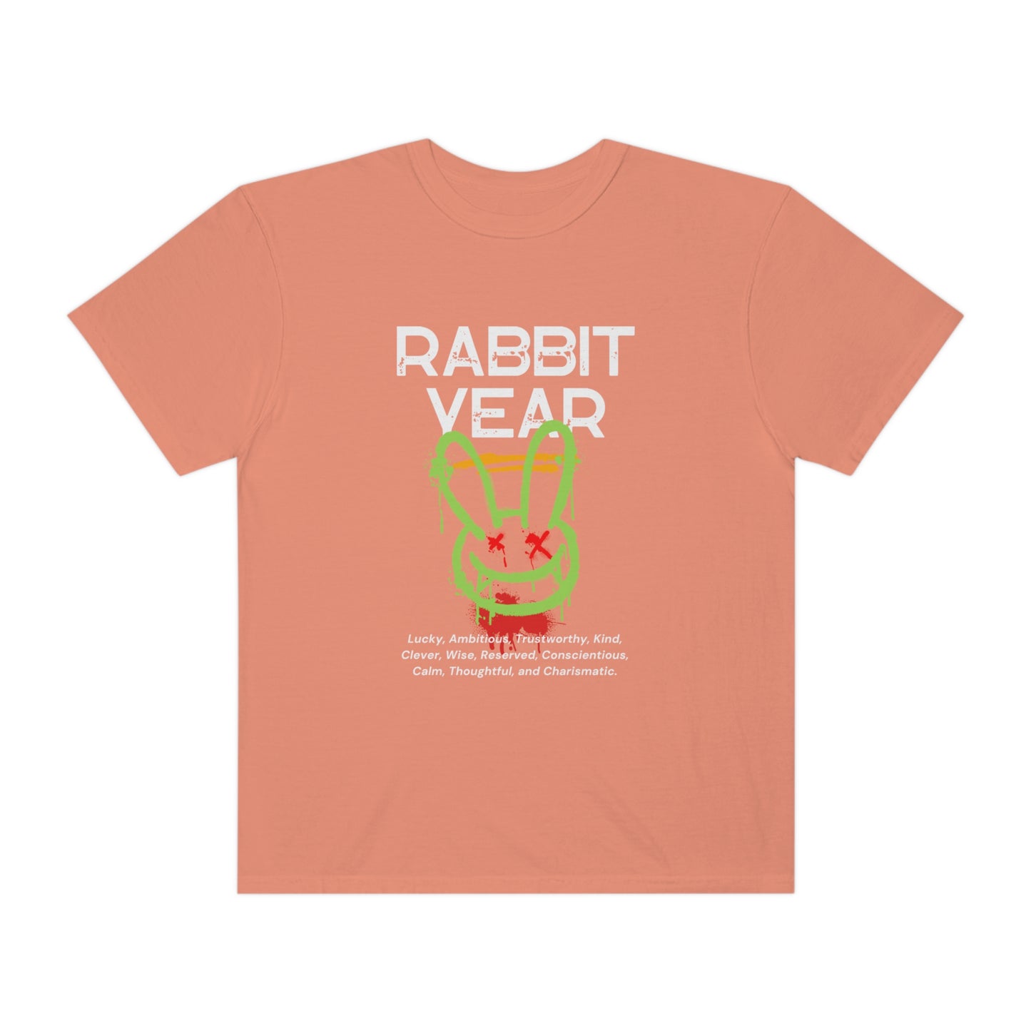 Rabbit Year Unisex Garment-Dyed T-shirt