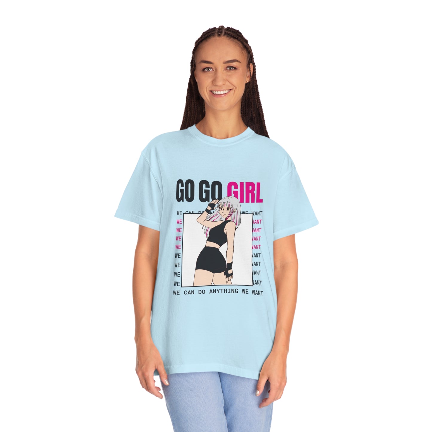 Go Go Girl Unisex Garment-Dyed T-shirt