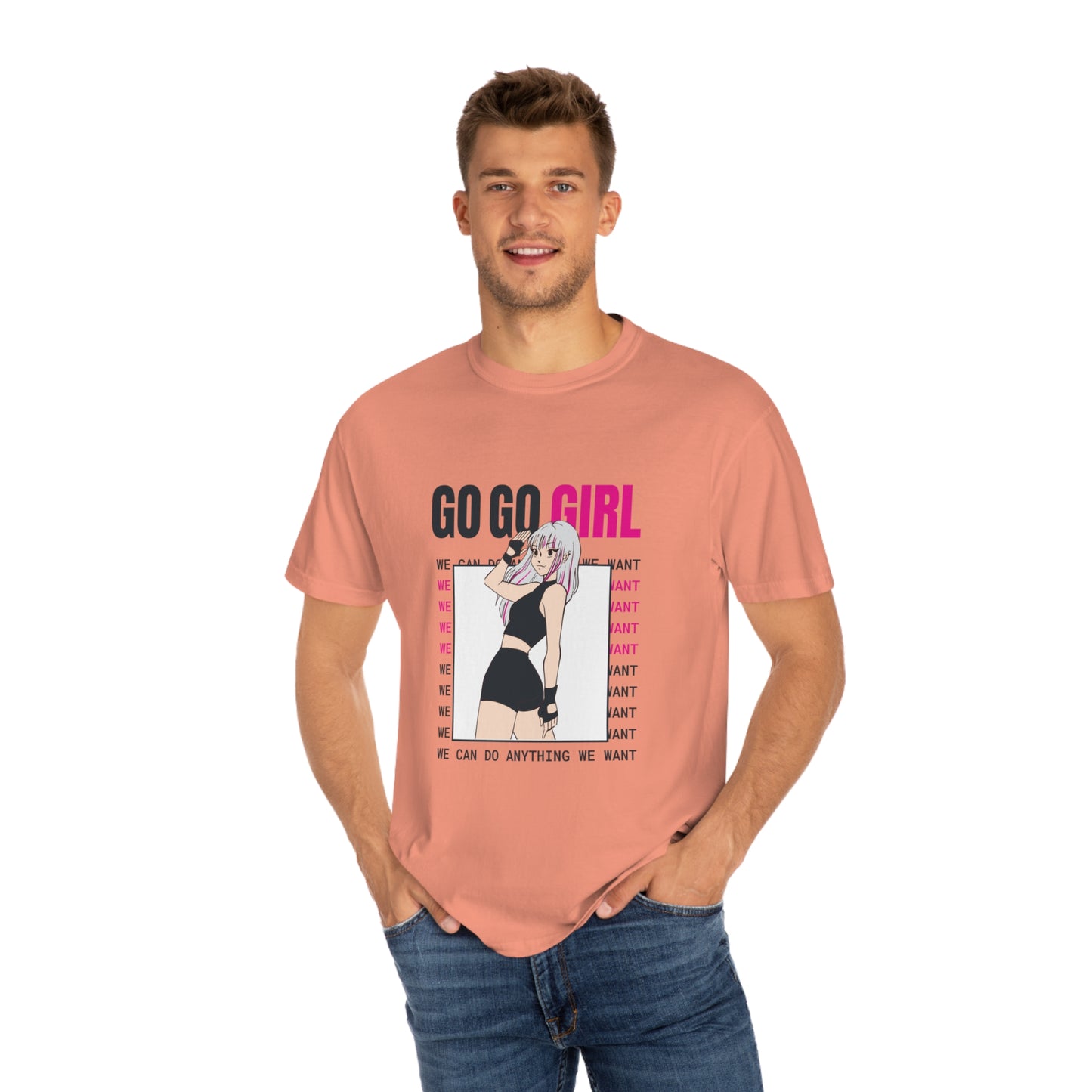 Go Go Girl Unisex Garment-Dyed T-shirt