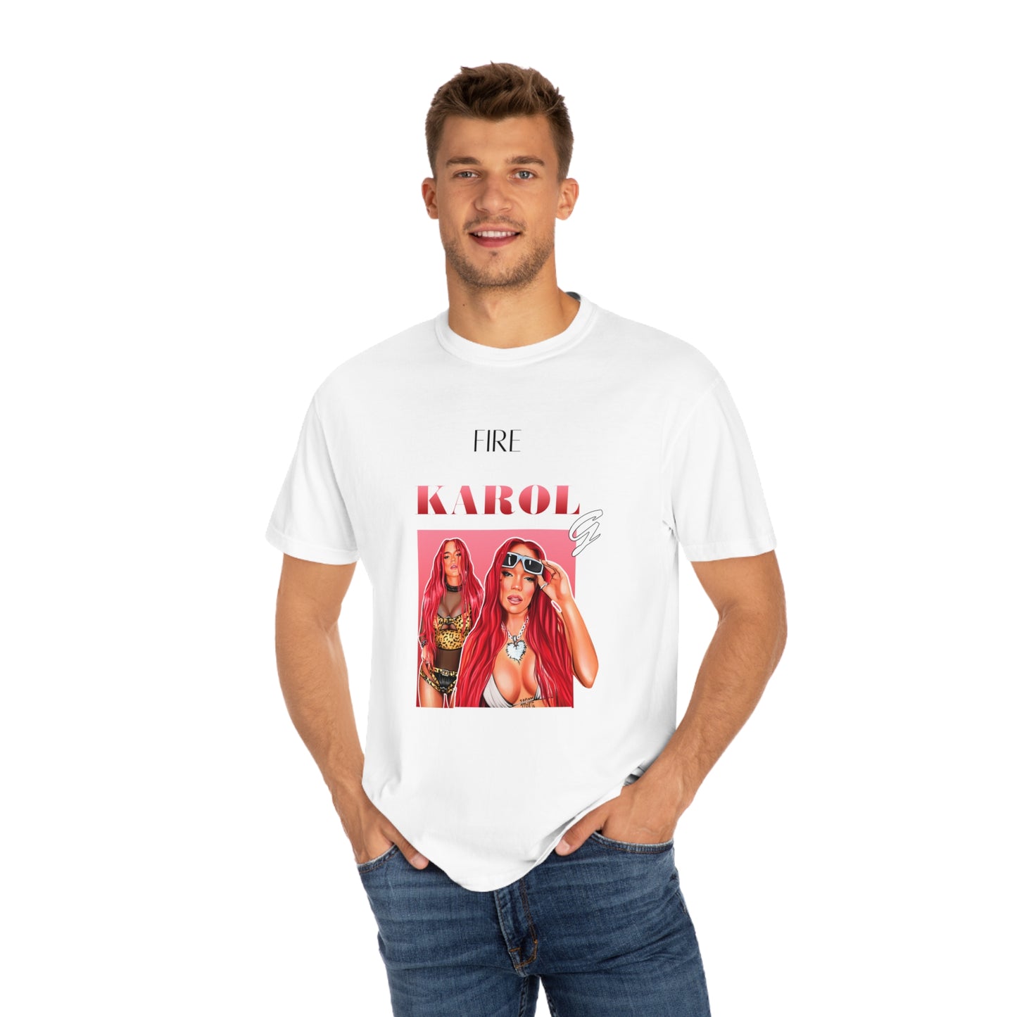 Karol G Unisex Garment-Dyed T-shirt