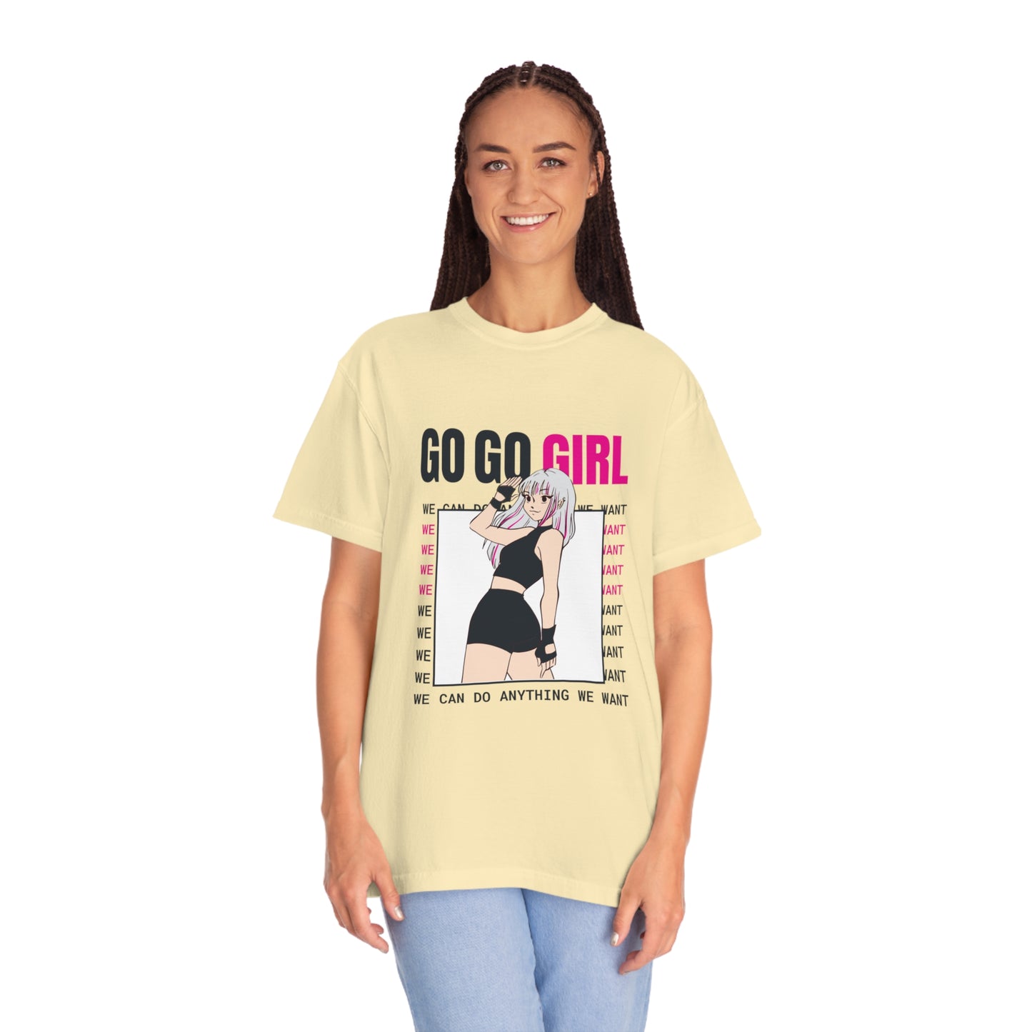 Go Go Girl Unisex Garment-Dyed T-shirt