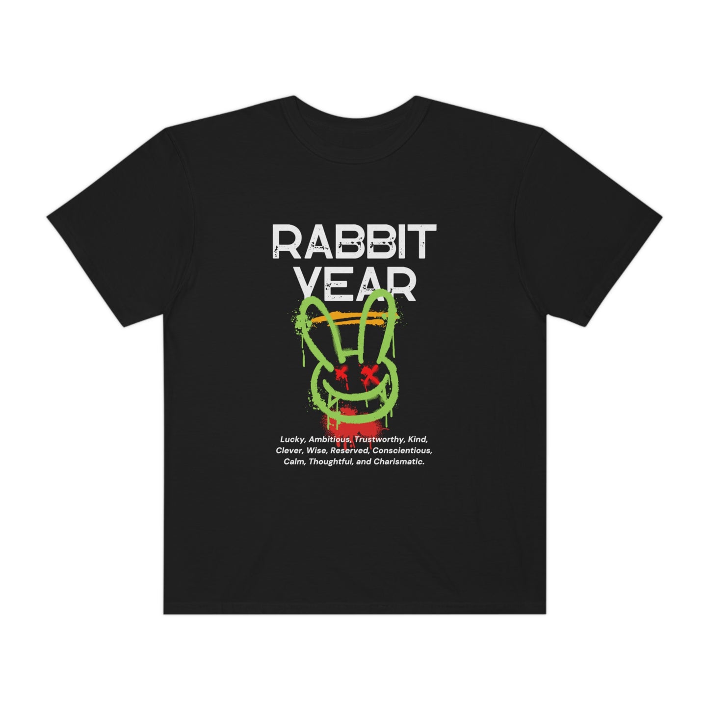 Rabbit Year Unisex Garment-Dyed T-shirt