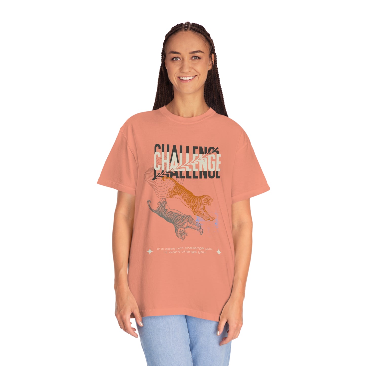 Tiger Unisex Garment-Dyed T-shirt