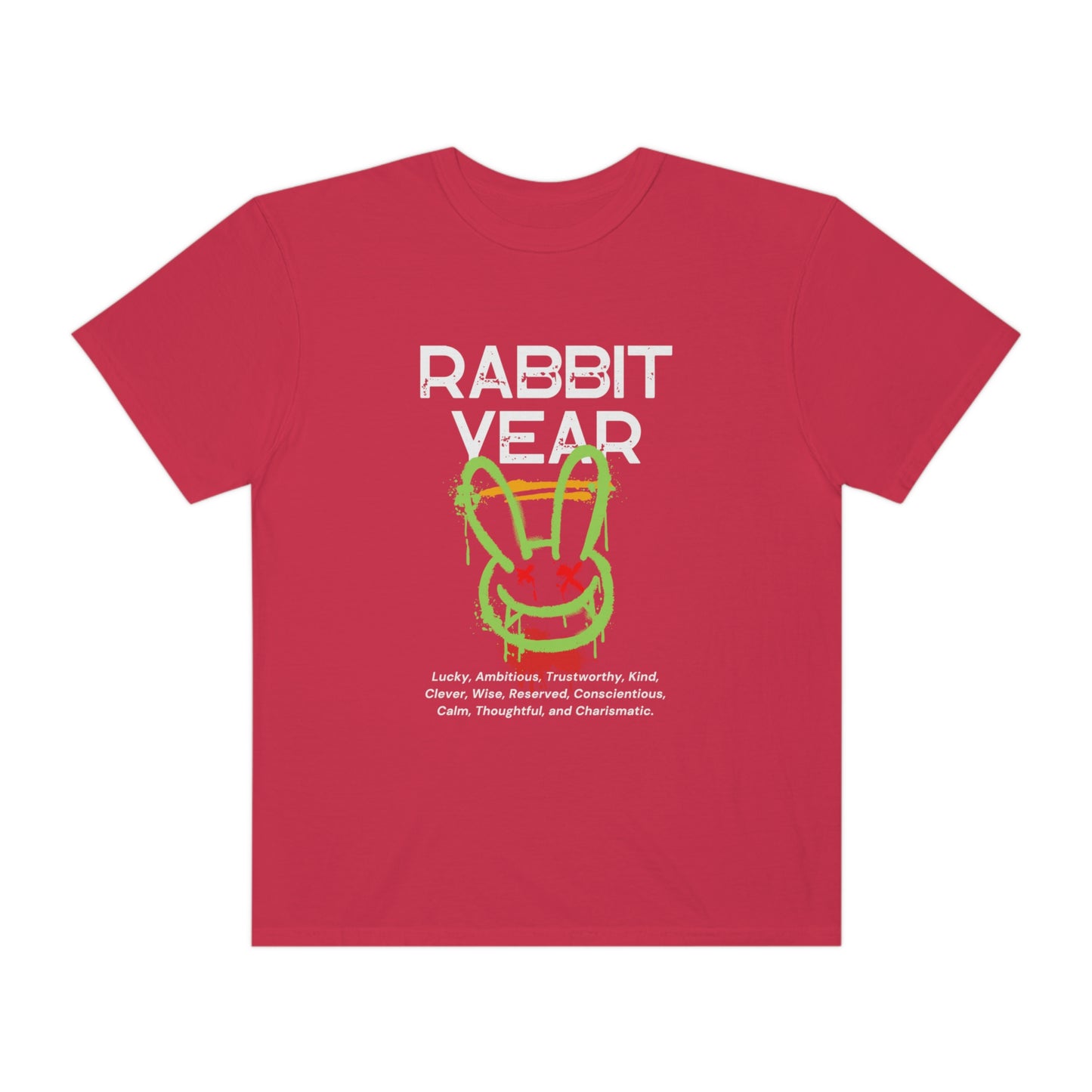 Rabbit Year Unisex Garment-Dyed T-shirt