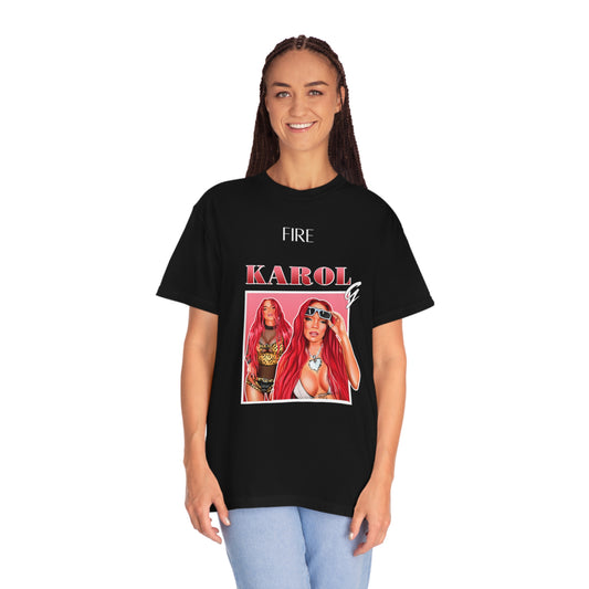Karol G Unisex Garment-Dyed T-shirt
