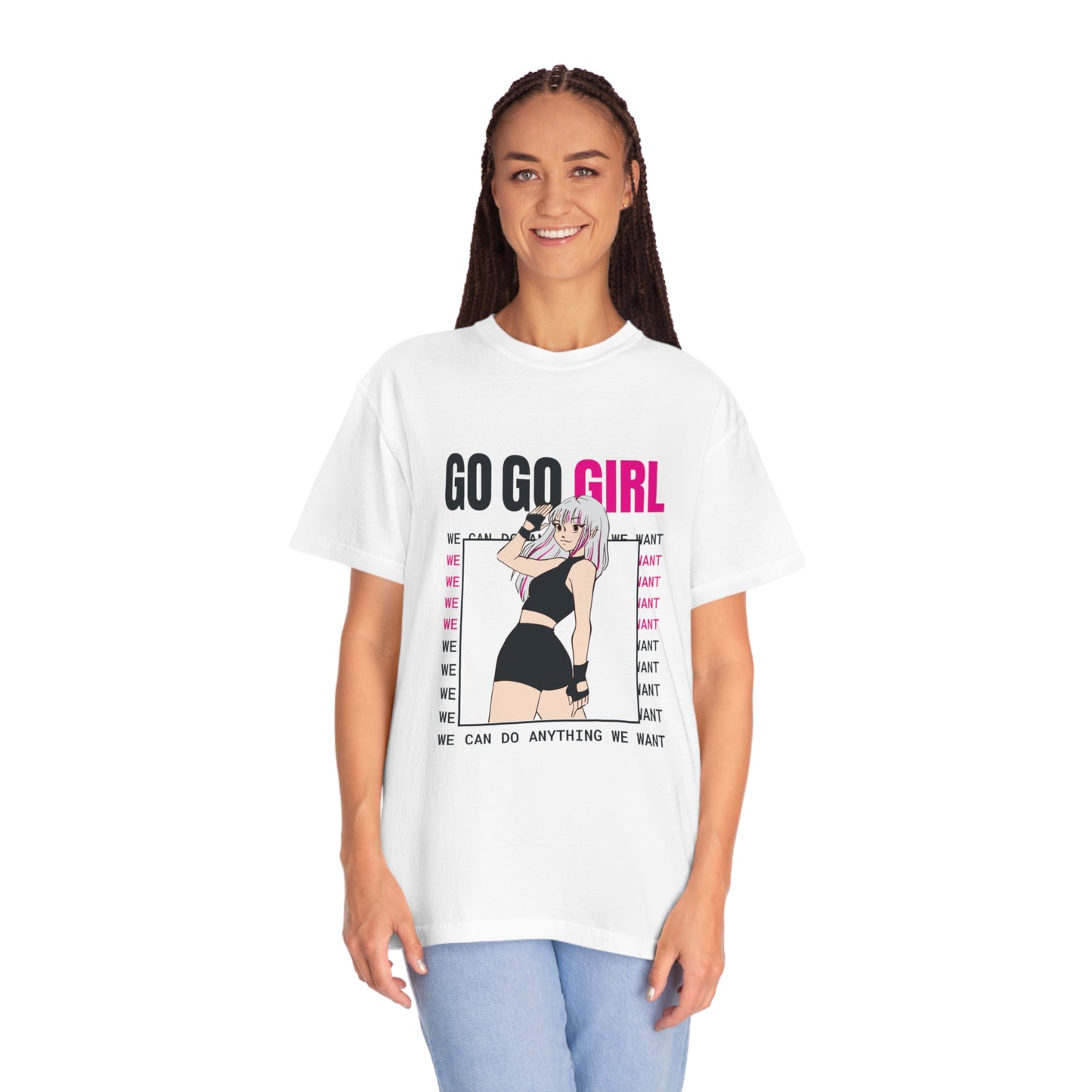 Go Go Girl Unisex Garment-Dyed T-shirt