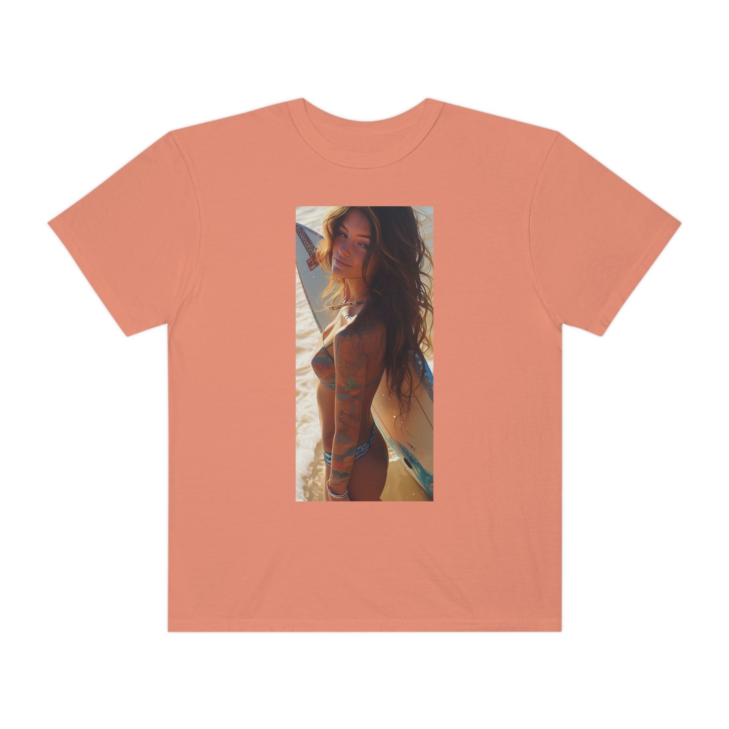 Surf Girl Unisex Garment-Dyed T-shirt