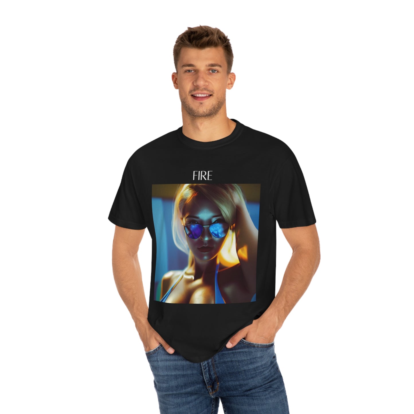 Hot Girl Unisex Garment-Dyed T-shirt