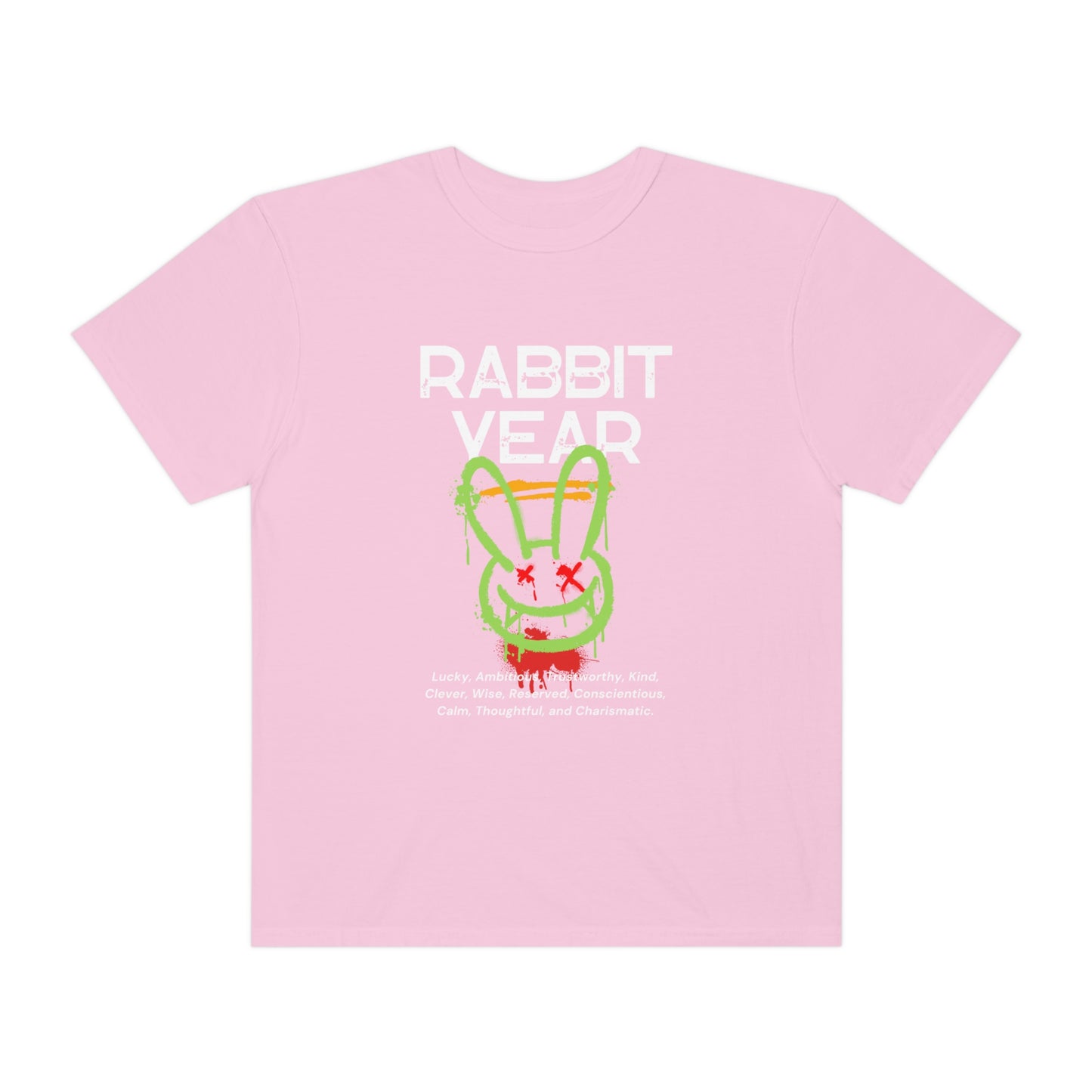 Rabbit Year Unisex Garment-Dyed T-shirt