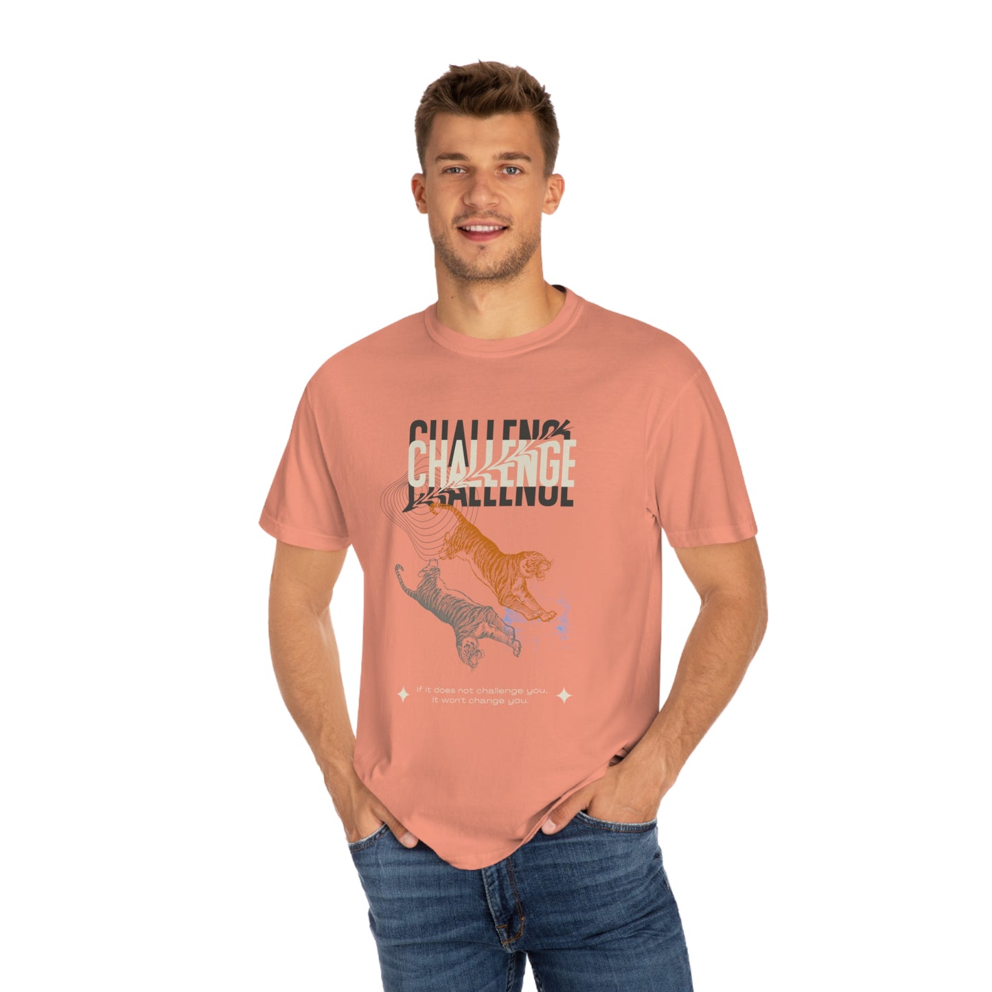 Tiger Unisex Garment-Dyed T-shirt