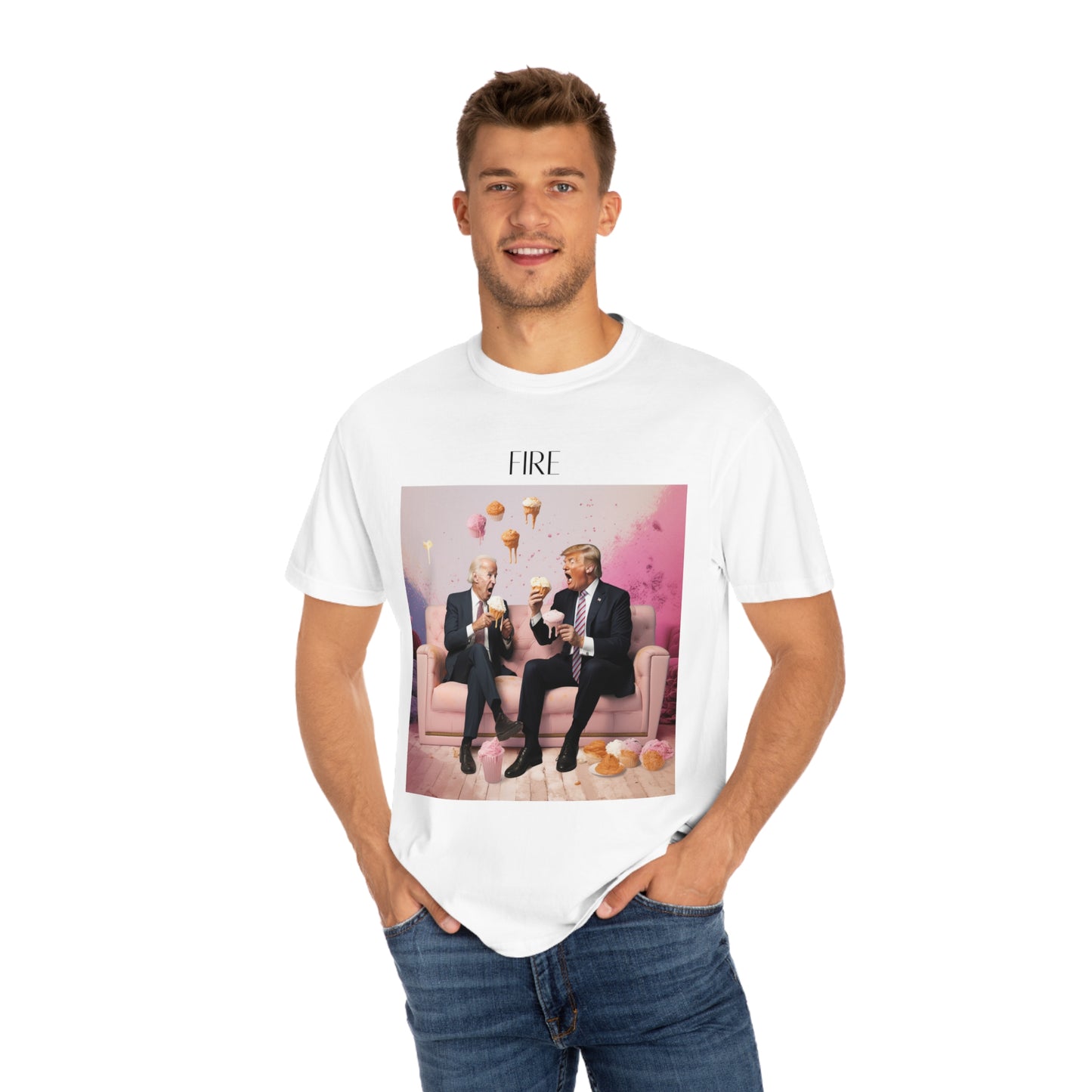 Joe Biden & Donald Trump Unisex Garment-Dyed T-shirt