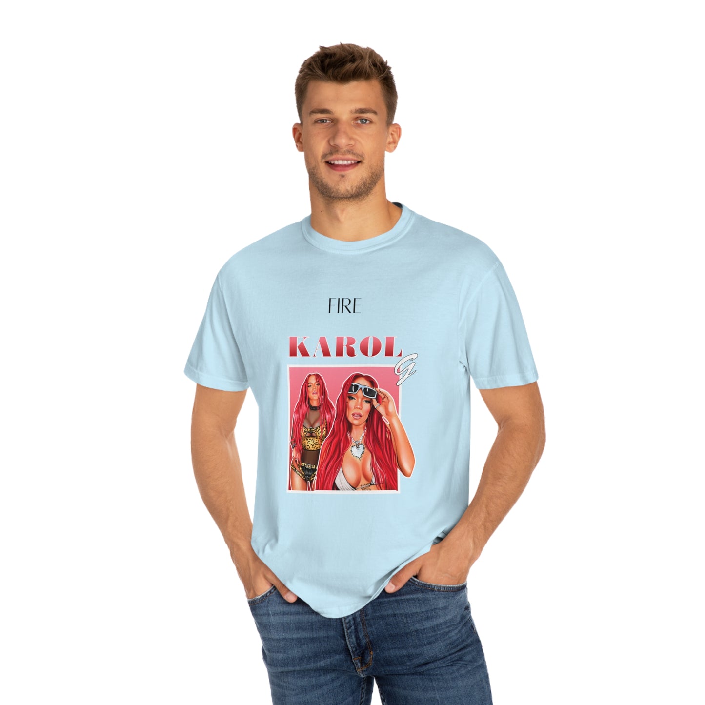 Karol G Unisex Garment-Dyed T-shirt