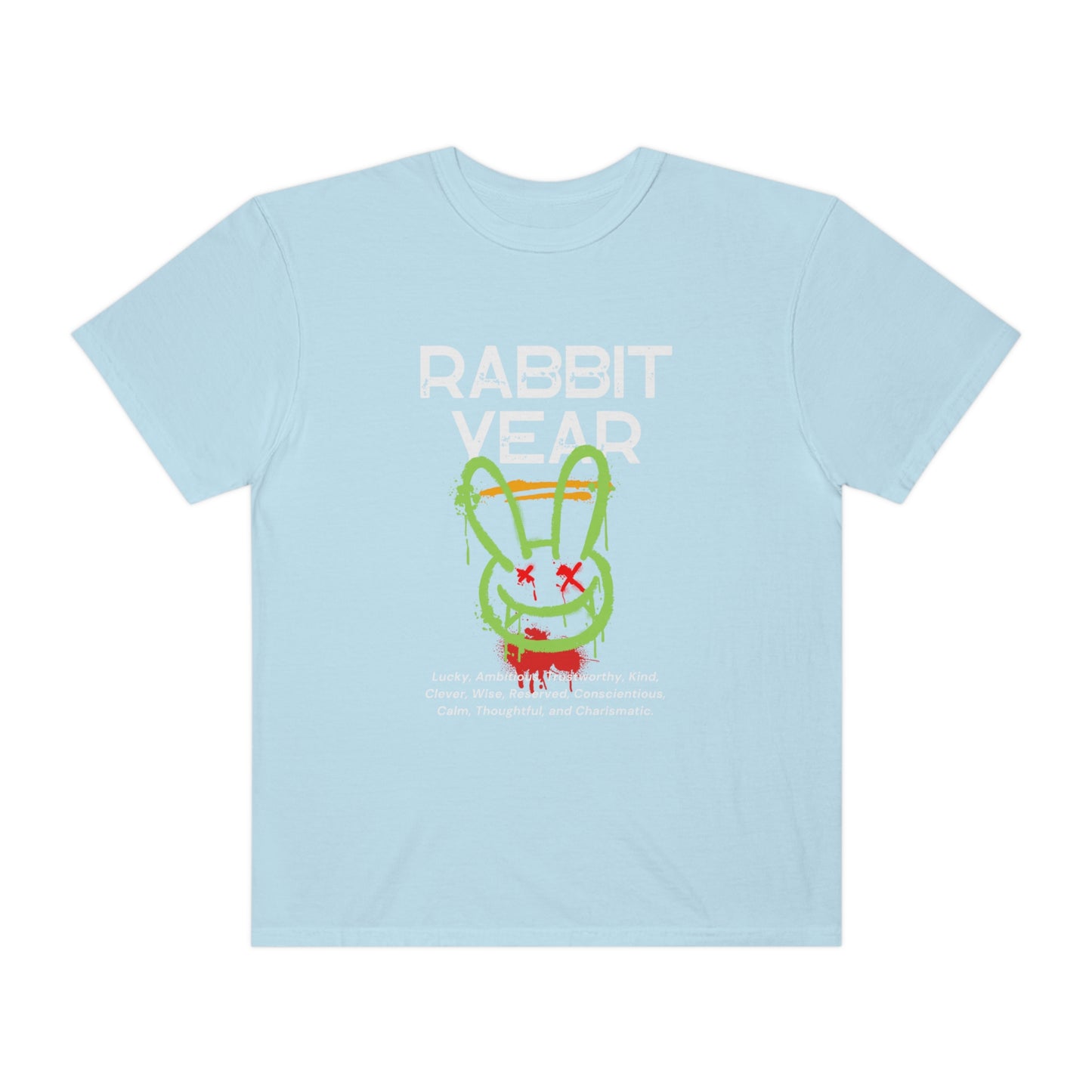 Rabbit Year Unisex Garment-Dyed T-shirt