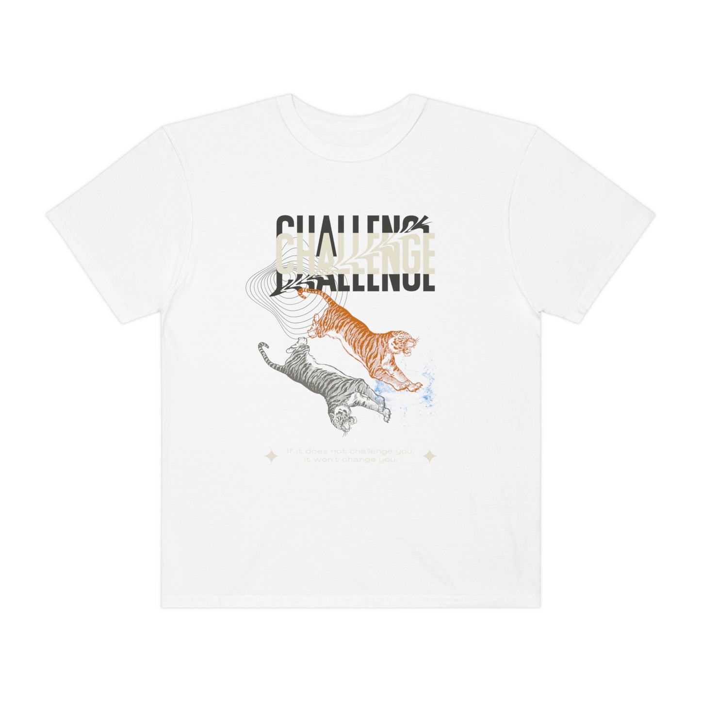 Tiger Unisex Garment-Dyed T-shirt