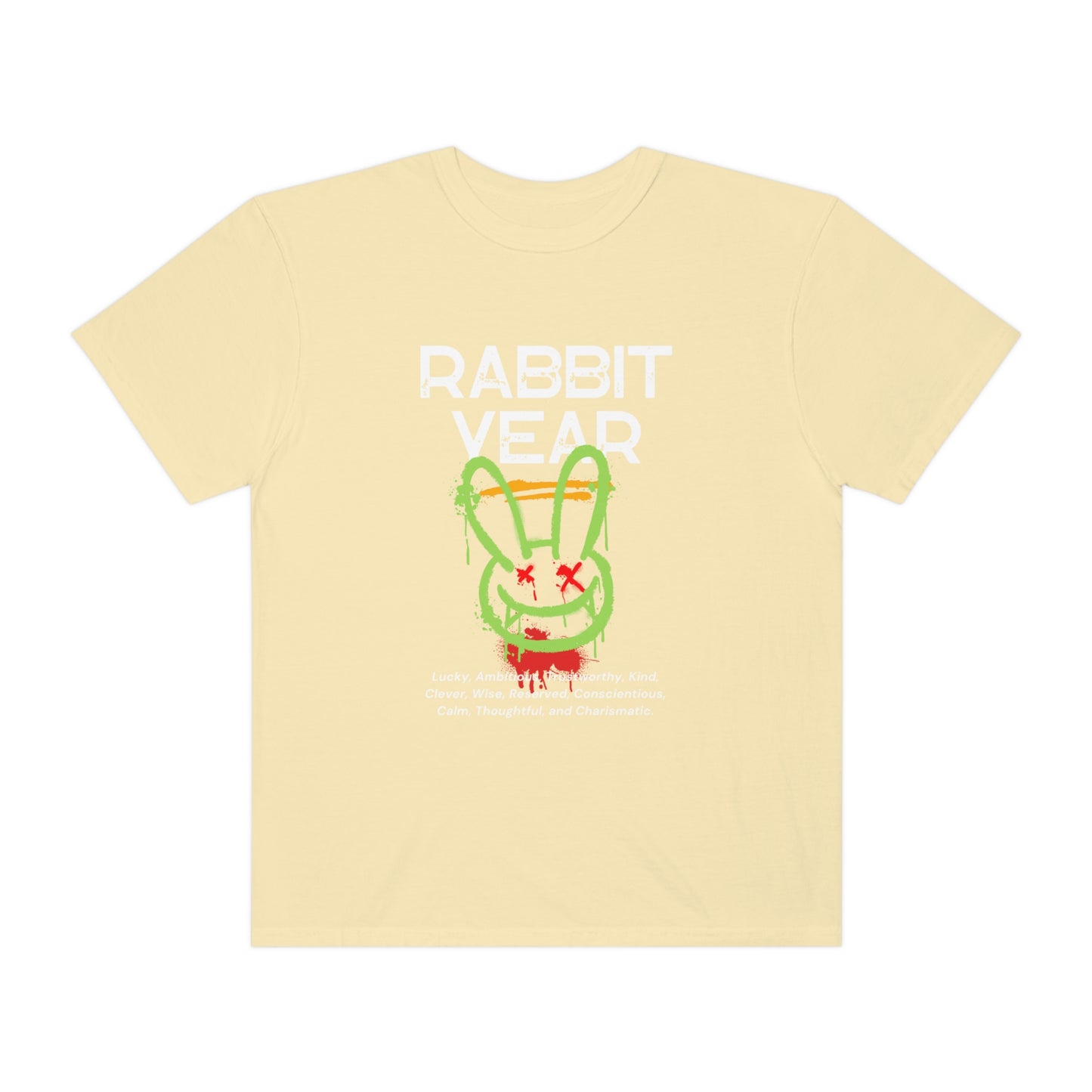 Rabbit Year Unisex Garment-Dyed T-shirt