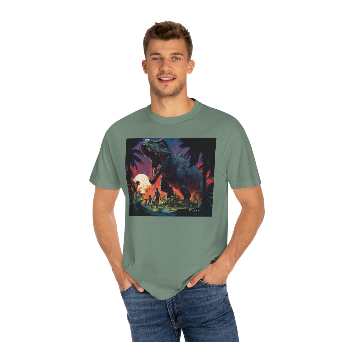 T-Rex Unisex Garment-Dyed T-shirt