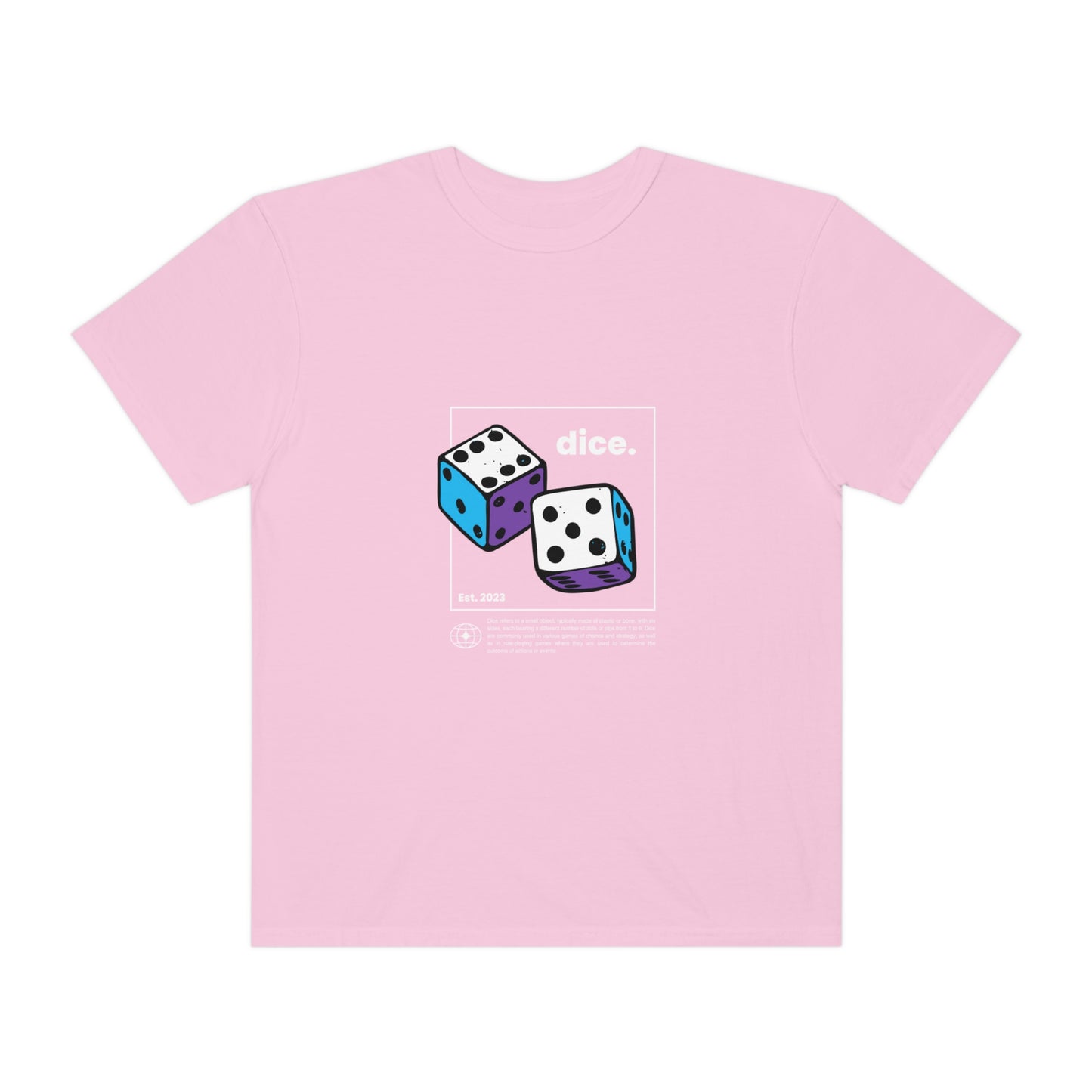 Dice Unisex Garment-Dyed T-shirt