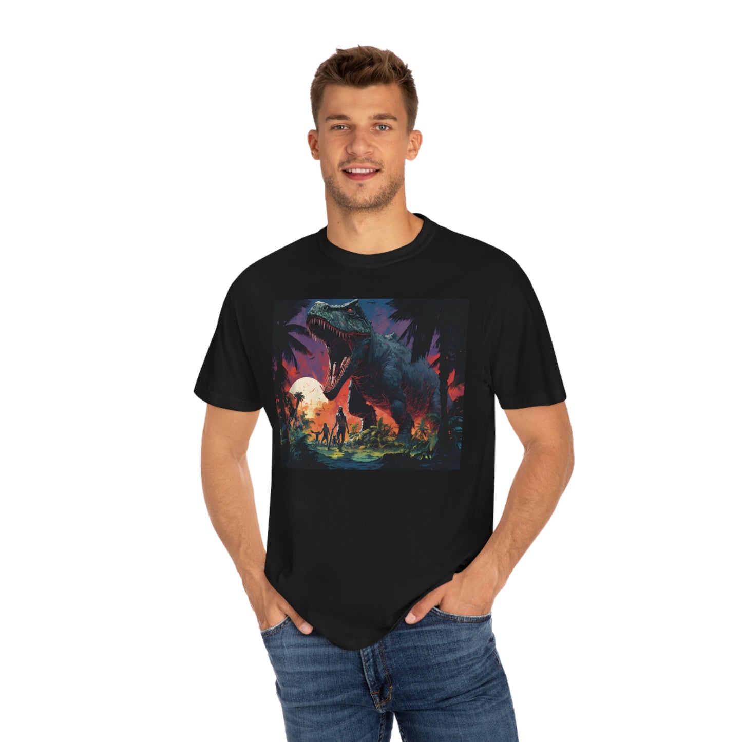 T-Rex Unisex Garment-Dyed T-shirt