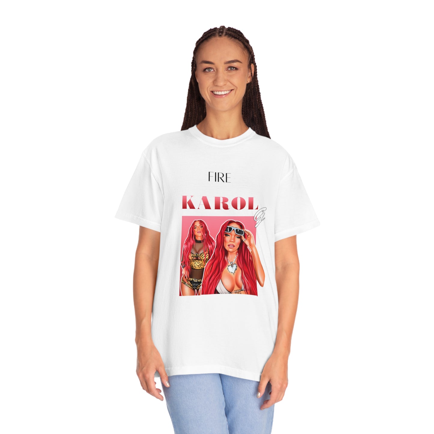 Karol G Unisex Garment-Dyed T-shirt