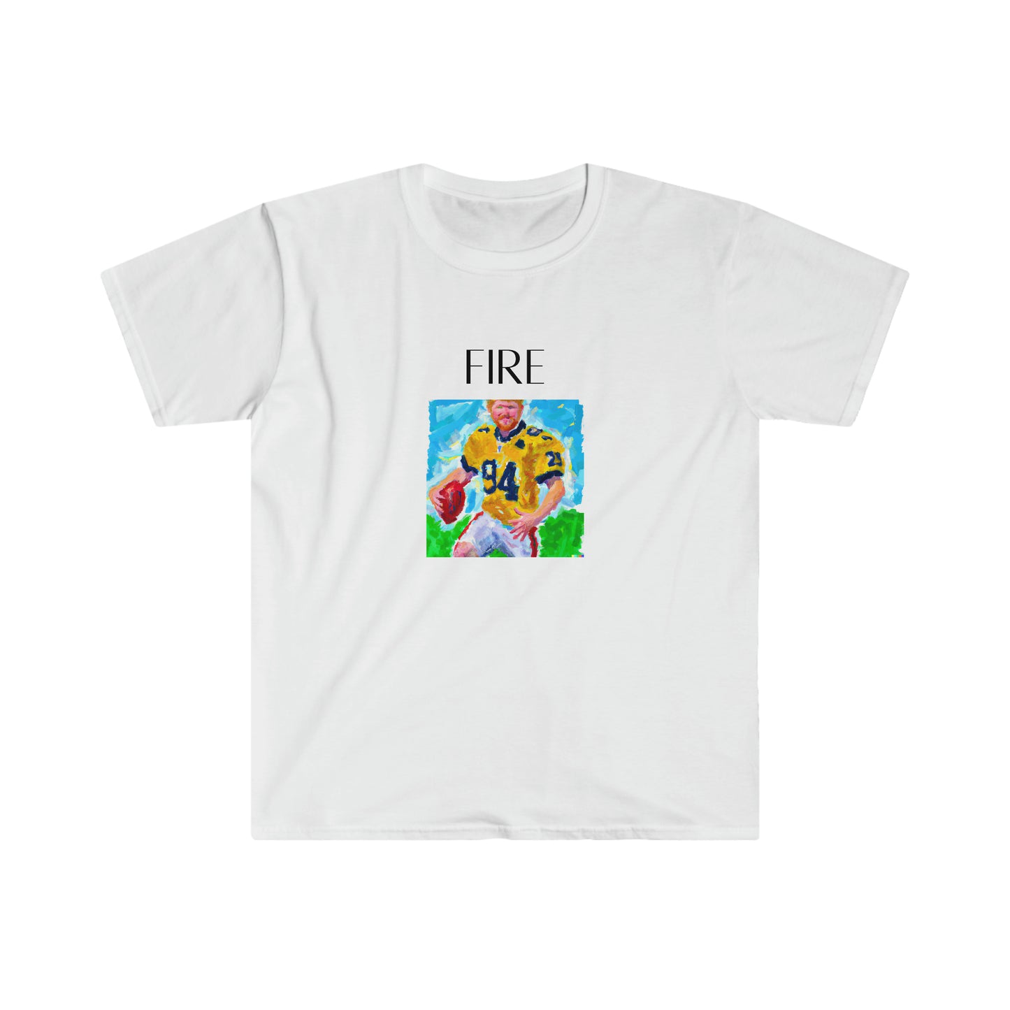 Van Gogh Football Softstyle T-Shirt