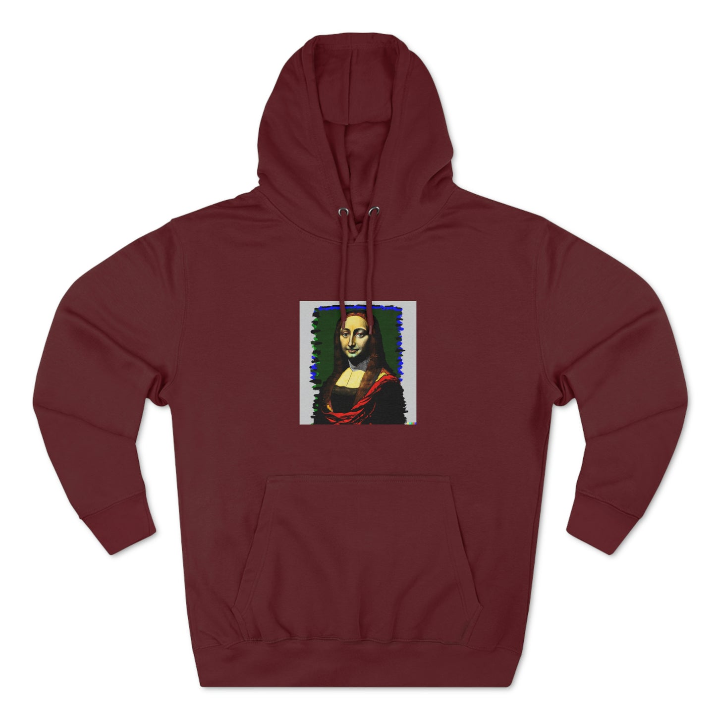 Mona Lisa Premium Pullover Hoodie