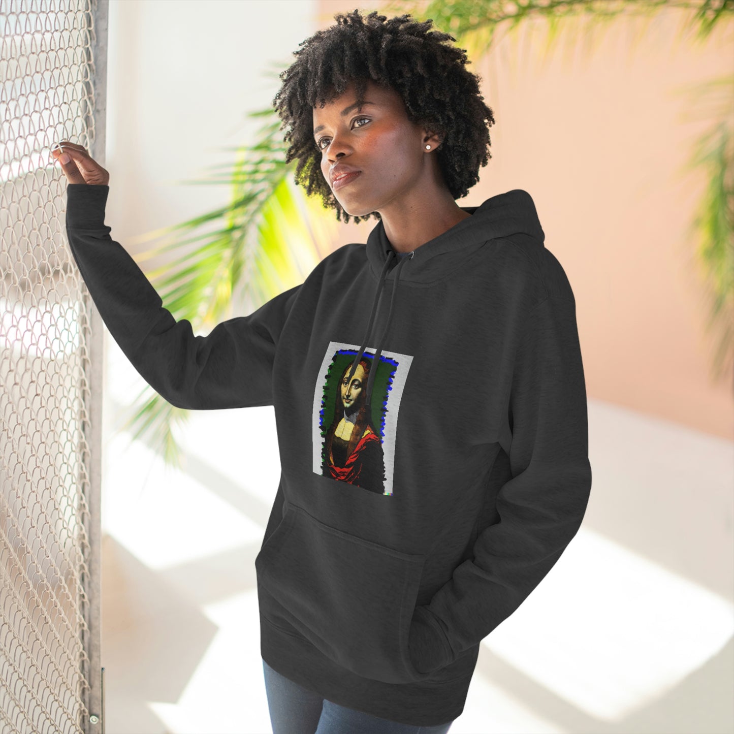 Mona Lisa Premium Pullover Hoodie