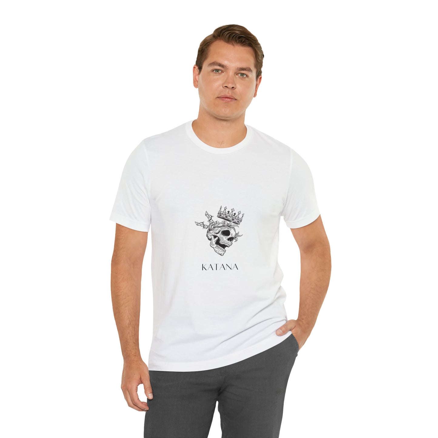 Katana Skull Unisex Short Sleeve T-Shirt